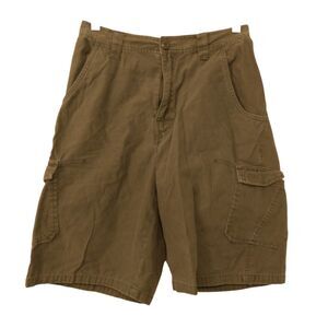 Gotcha vintage cargo shorts mens 29 olive green chino flat front y2k 90s